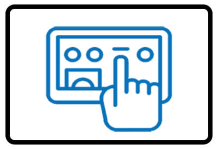 laser machine with touch screen interface